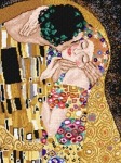 Schemat do haftu G. Klimt Pocałunek
