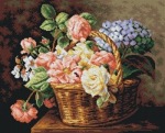 Schemat do haftu Antoine Berjon - Kosz kwiatów