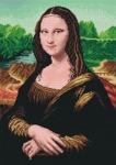 Kanwa z nadrukiem L. Da Vinci - Mona Lisa