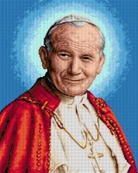 Kanwa z nadrukiem Portret beatyfikacyjny Jana Pawła II