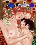 Kanwa z nadrukiem G. Klimt - Macierzyństwo