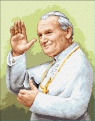 Kanwa z nadrukiem Papież Jan Paweł II