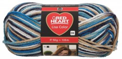 Włóczka Lisa Color - błękity i beże