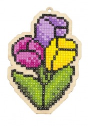 Zestaw do diamond painting zawieszka - Tulipany