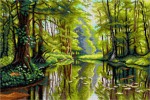Kanwa z nadrukiem Peder Mork Monsted - Krajobraz