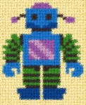Zestaw do haftu gobelinowego obrazek - Robot