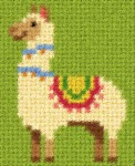 Zestaw do haftu gobelinowego obrazek - Lama