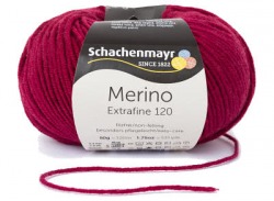 Włóczka Merino Extrafine 120 - bordowy