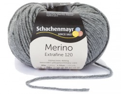 Włóczka Merino Extrafine 120 - grafitowy