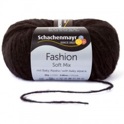 Włóczka Soft Mix - czarny Włóczka Soft Mix - czarny