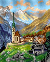 Kanwa z nadrukiem Georg Janny Heiligenblut