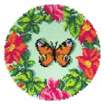 Zestaw latch - hook dywanik - Motyl