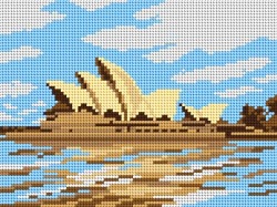 Kanwa z nadrukiem Opera - Sydney
