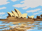 Kanwa z nadrukiem Opera - Sydney