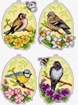 Zestaw do haftu krzyżykowego Ozdoba Wielkanocna - Wiosenne ptaszki