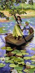 Kanwa z nadrukiem John Lavery - Powrót z targu