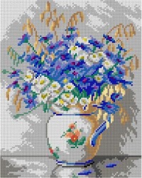 Schemat do haftu Vladimirovich Makovsky - Martwa natura z kwiatami w wazonie