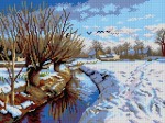 Schemat do haftu Peder Mork Monsted - Zima w Brondbyvester