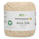 Włóczka Alva Silk - jasny beż