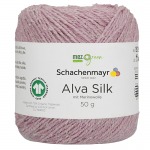 Włóczka Alva Silk - pudrowy róż