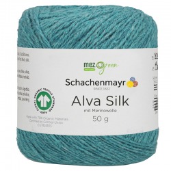 Włóczka Alva Silk - turkusowy