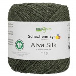 Włóczka Alva Silk - sosnowa zieleń
