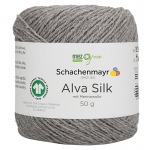 Włóczka Alva Silk - szary