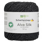 Włóczka Alva Silk - antracytowy