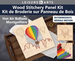 Komplet do wyszywania na sklejce obrazek - Balon