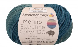 Włóczka Merino Extrafine Color - odcienie szmaragdu