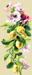 Kanwa malowana Catherine Klein - Kwiaty