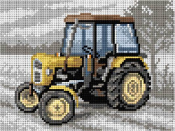 Kanwa z nadrukiem Traktor
