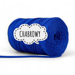 Sznurek Poliestrowy Płaski 5mm - Chabrowy