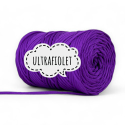 Sznurek Poliestrowy Płaski 5mm - Ultrafiolet