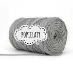 Sznurek Poliestrowy Płaski 5mm - Popielaty Szary