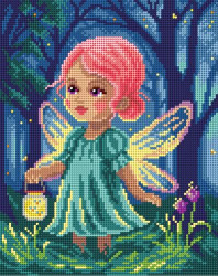 Schemat do haftu Wróżka leśna