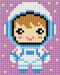 Zestaw do haftu dla początkujących – Astronauta