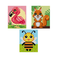 Pakiet 3 zestawów Moje Pierwsze Wyszywanie: Zwierzaki