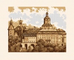 Schemat do haftu Zamek Książ