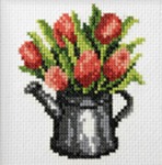 Zestaw do haftu krzyżykowego obrazek – Tulipany
