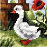 Zestaw do haftu gobelinowego obrazek - Gąska