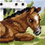 Zestaw do haftu gobelinowego obrazek – Źrebaczek