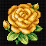Schemat do haftu Herbaciana róża