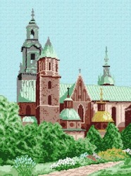 Schemat do haftu Wawel