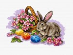 Schemat do haftu Zając Wielkanocny