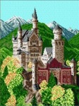 Kanwa z nadrukiem Zamek Neuschwenstein