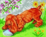 Schemat do haftu Spaniel