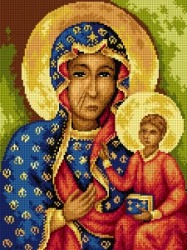 Kanwa z nadrukiem Matka Boska Częstochowska
