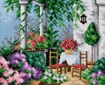 Kanwa z nadrukiem Patio
