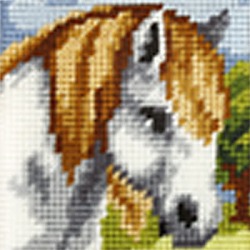 Zestaw do haftu gobelinowego obrazek – Konik Zestaw do haftu gobelinowego obrazek – Konik